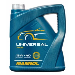 15W40 UNIVERSAL MANNOL 7405 minerālā motoreļļa - 5L